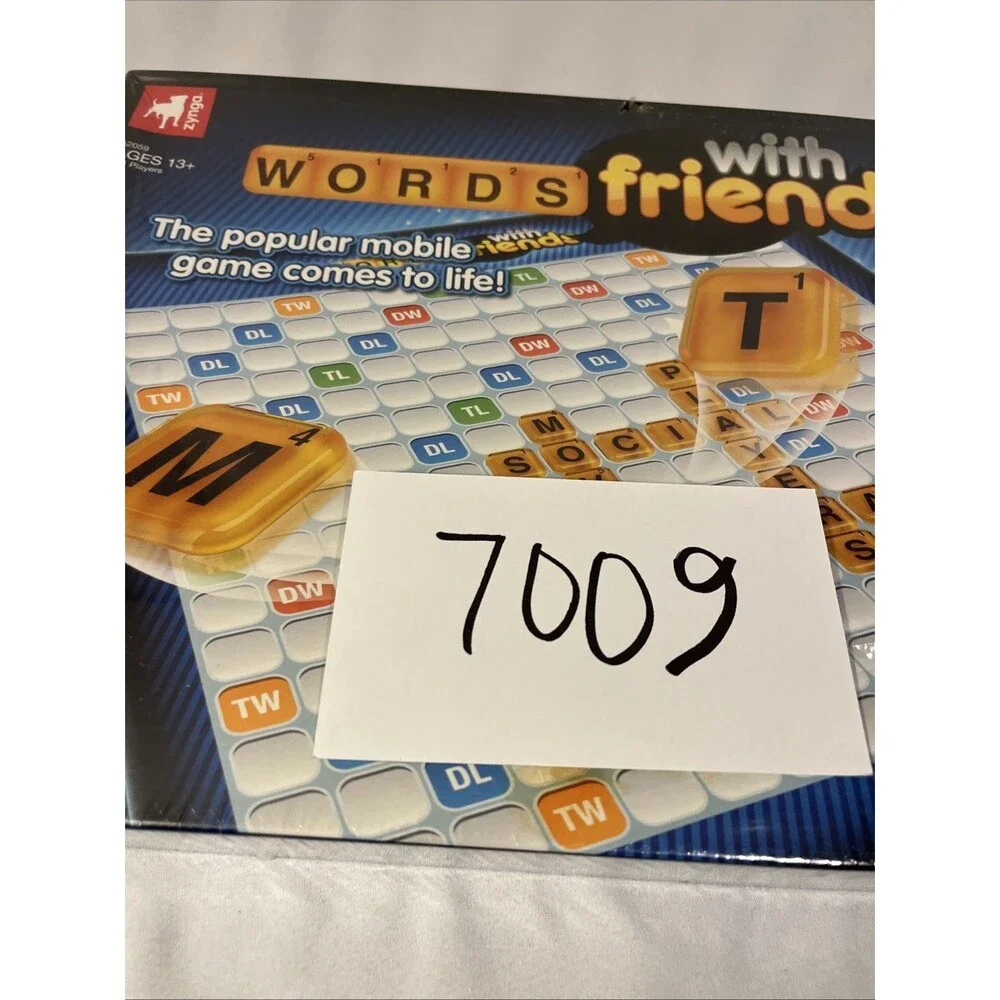SEALED- Words With Friends Board Game - Zynga Hasbro NEW